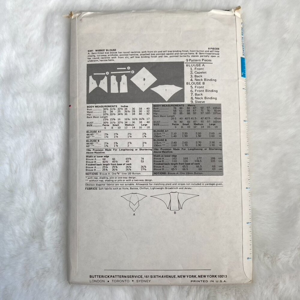 Butterick Sewing Pattern - Picture 2 of 2